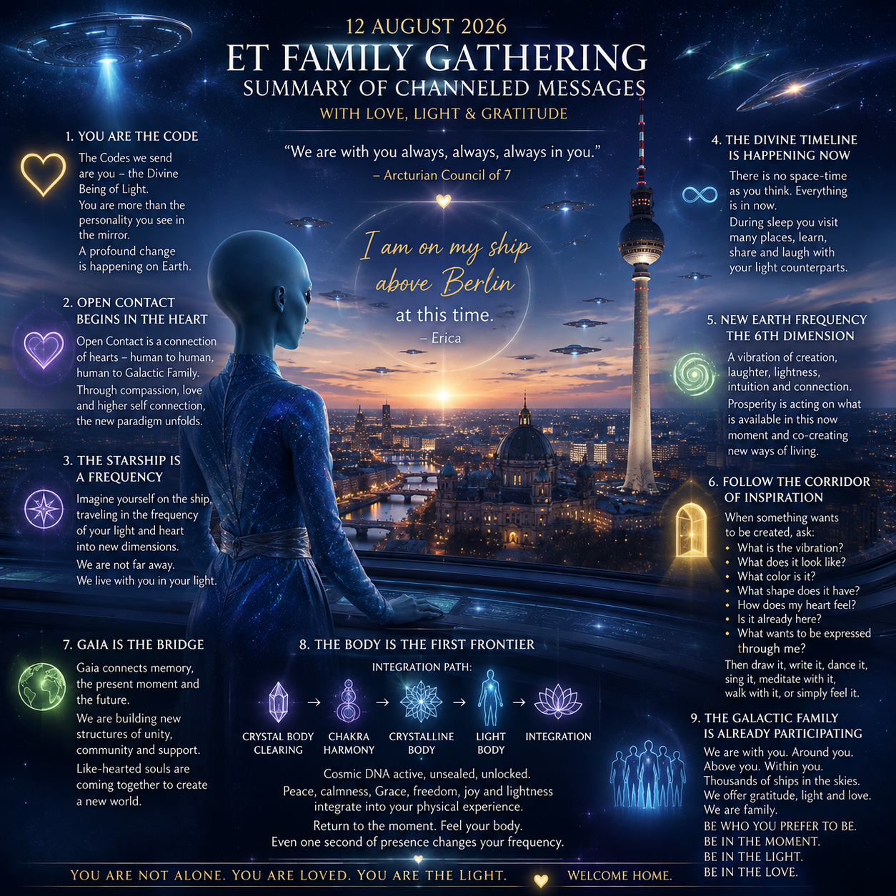 Remembering Your Light — The Divine Now | ET Family Channeled Transmission & Activation · 12 August 2026